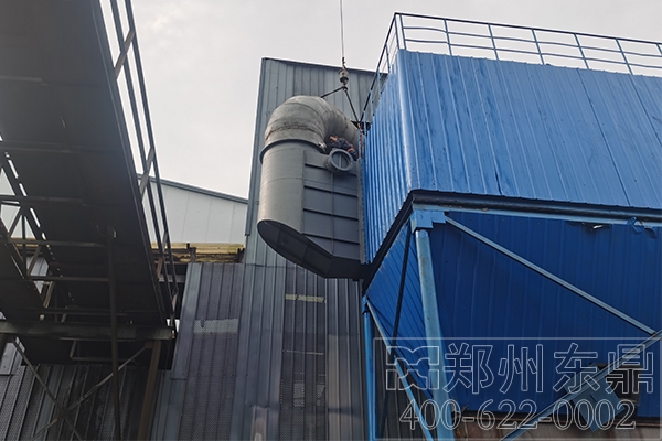 內蒙古煤泥烘干機除塵設備安裝現(xiàn)場